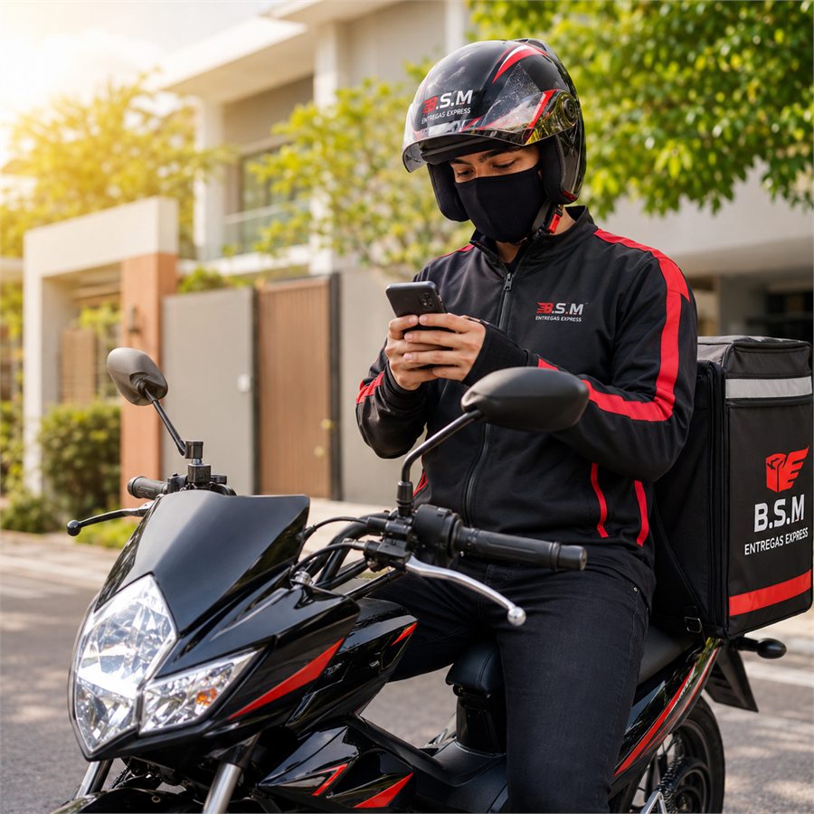 Atendimento logístico da BSM com acompanhamento pelo WhatsApp